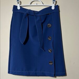 Jessy B Medium Blue Button-Down Skirt